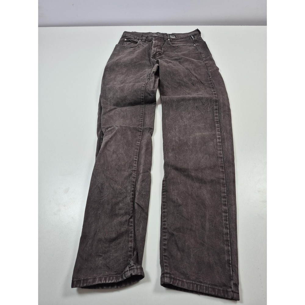 Versace Jeans Couture Jeans Mens 30x34 Brown Denim Made Italy Medusa Pants